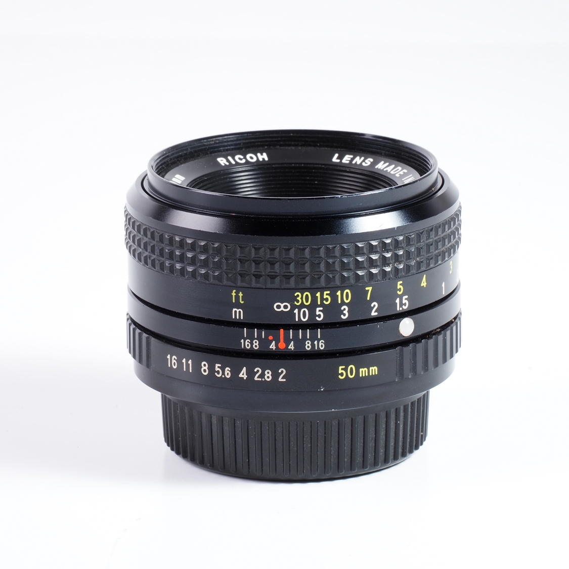 P/K Ricoh XR Rikenon 50mm F2 (BGN) Used Lens For Pentax K