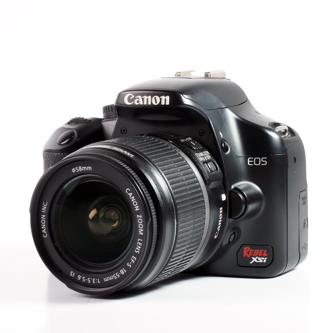 Canon Rebel XSi + 18-55mm F3.5-5.6 IS (EX) Used