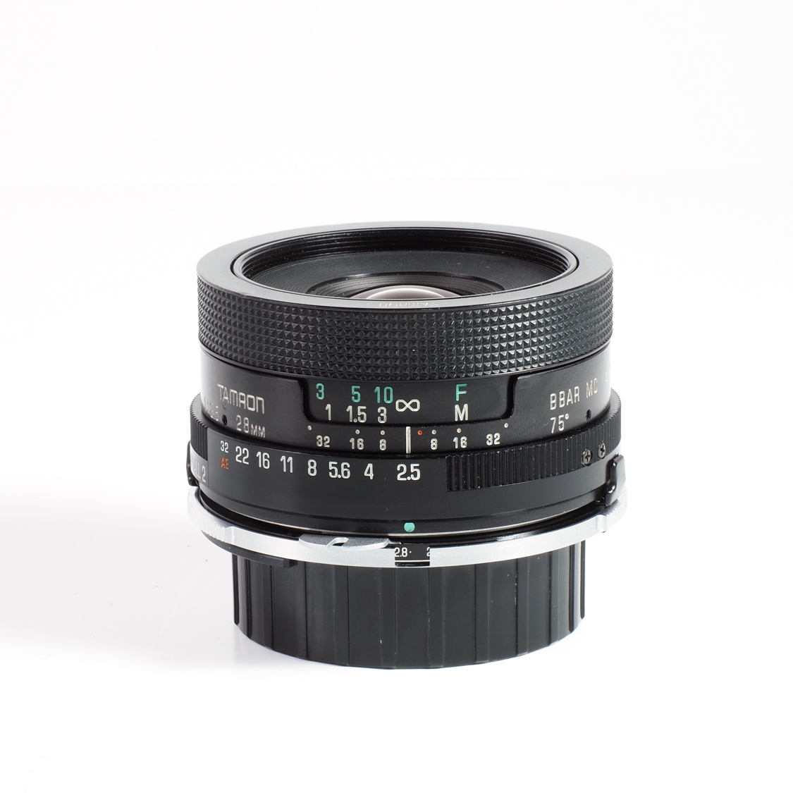 N/AI Tamron Adaptall 28mm F2.5 02B (BGN) Used Lens For Nikon F