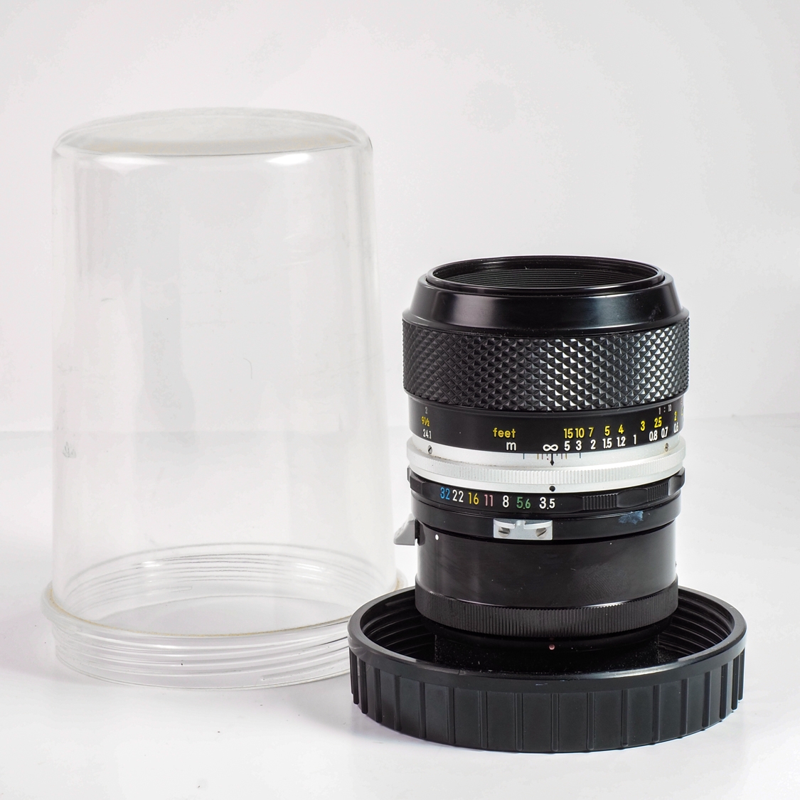 N/NAI Nikon Micro-Nikkor Auto-P 55mm F3.5 + M2 Extension Tube (EX) Used