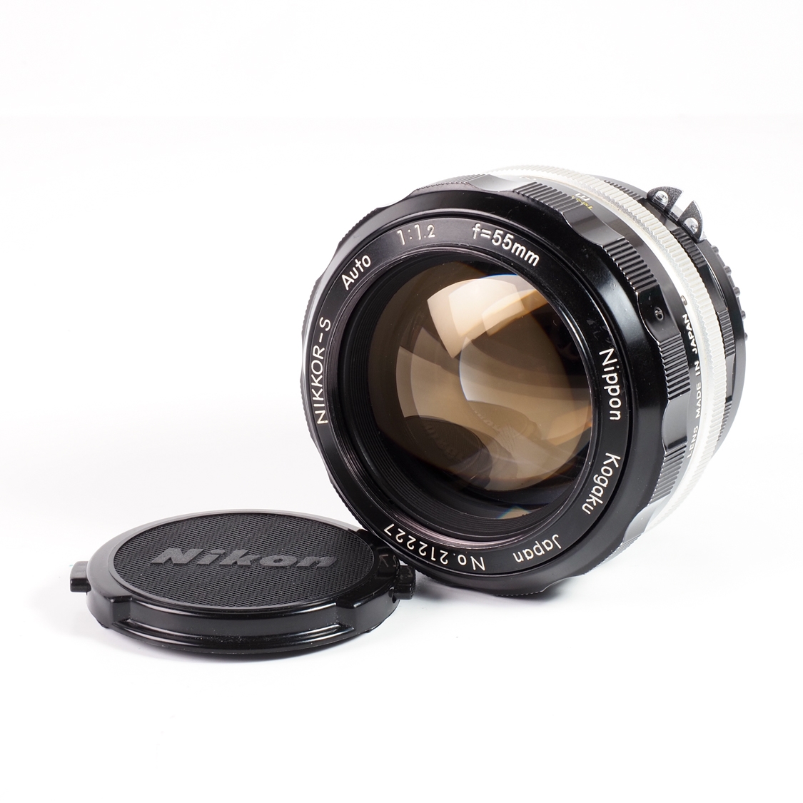 N/AI'd Nikon Nikkor-S 55mm F1.2 Auto (BGN) Used