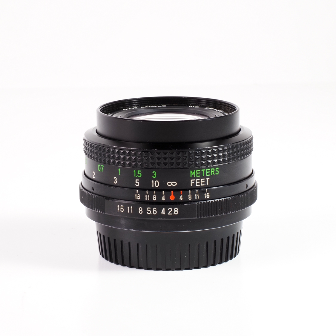 P/K Vivitar 28mm F2.8 MC (AS-IS Focus Ring Bumpy) Used Lens For Pentax K