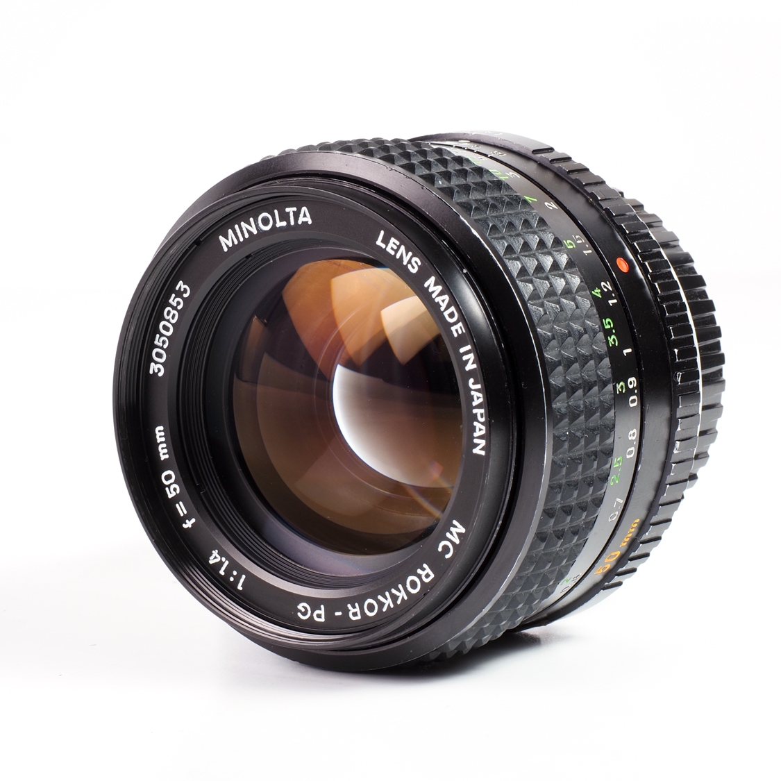 M/MD Minolta MC Rokkor-PG 50mm F1.4 (BGN) Used