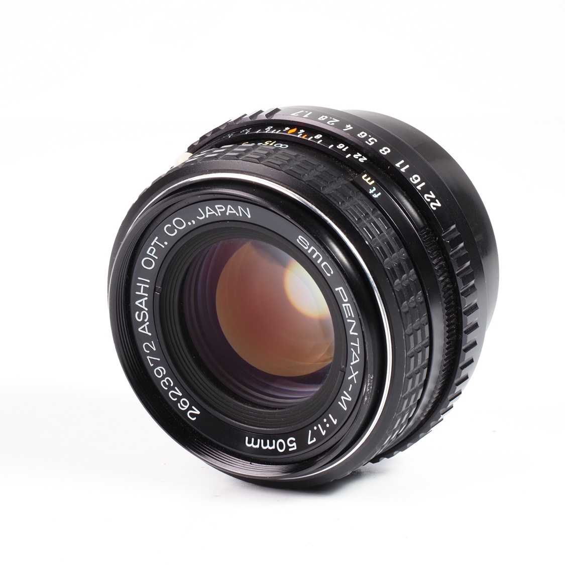 P/K Pentax-M 50mm F1.7 (EX) Used