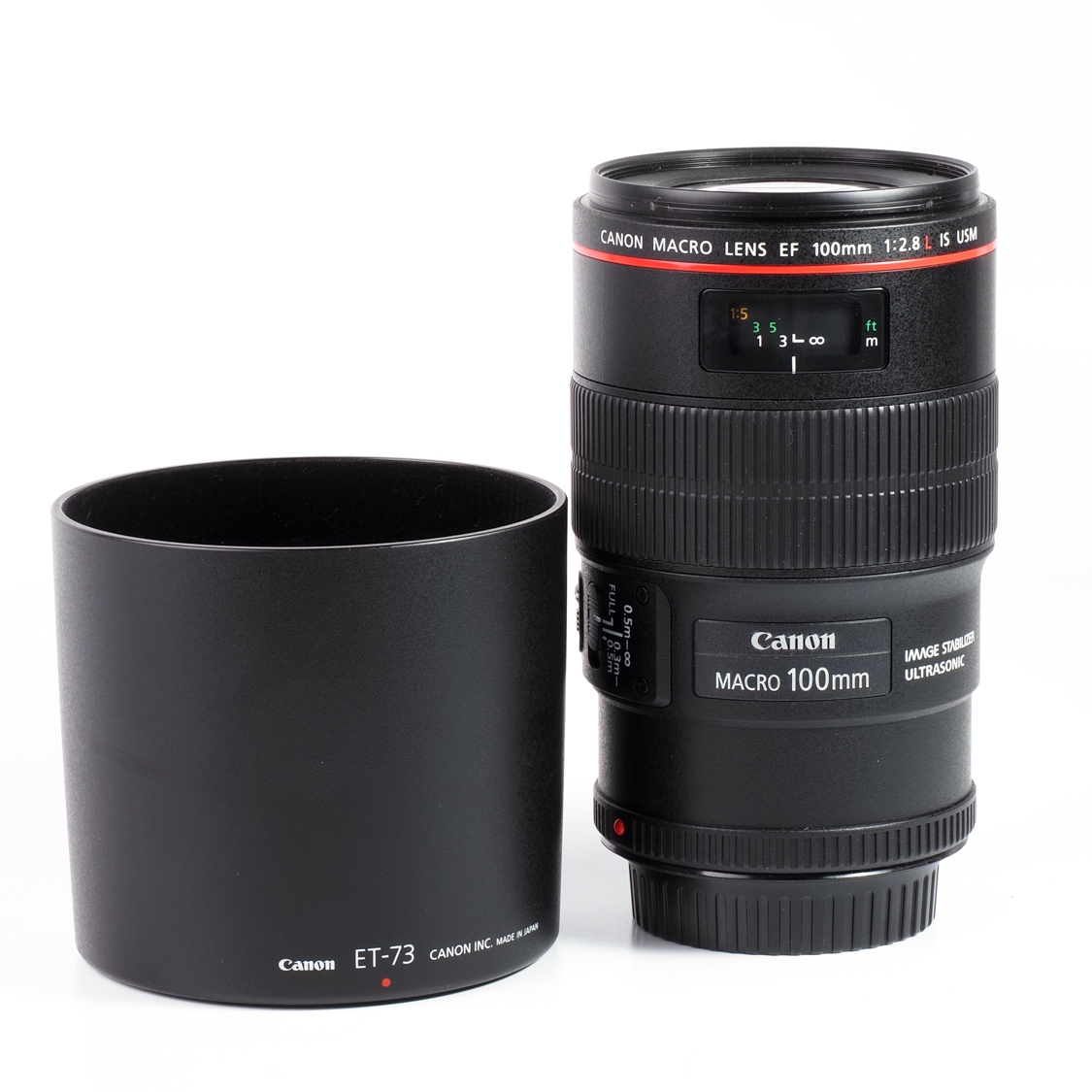 Canon100mm f/2.8 Macro L IS USM (EF) EX+ used