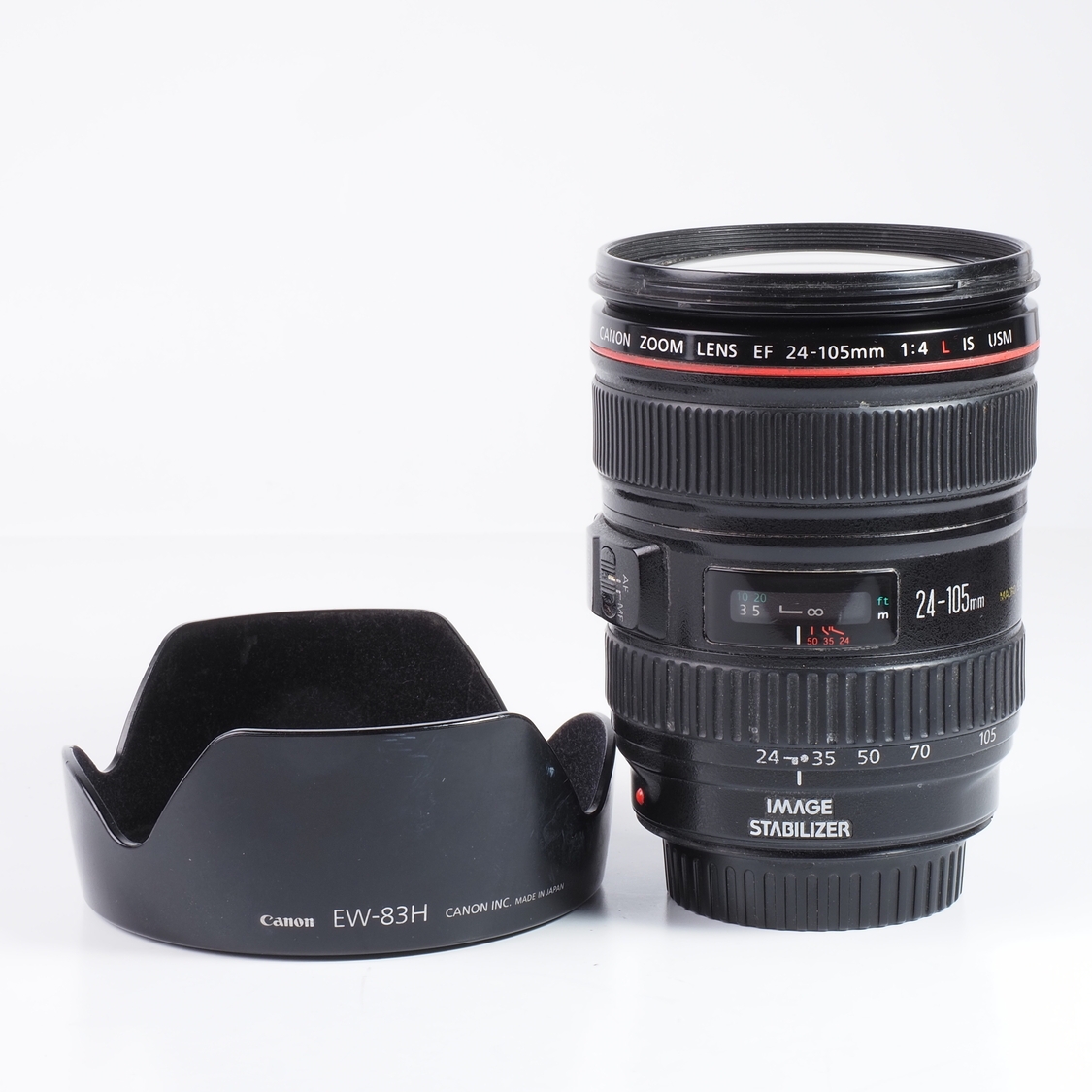 Canon EF 24-105mm f4 L IS USM (AS-IS)(Haze, dust, scratches) Used Lens