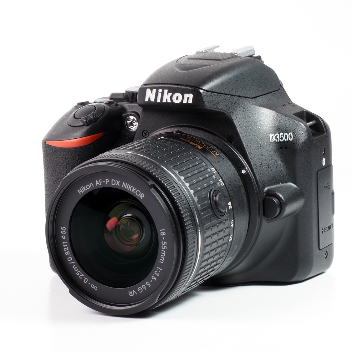 Nikon D3500 + 18-55mm f3.5-5.6 G VR (B: LN-, L: BGN)(SC-181) used