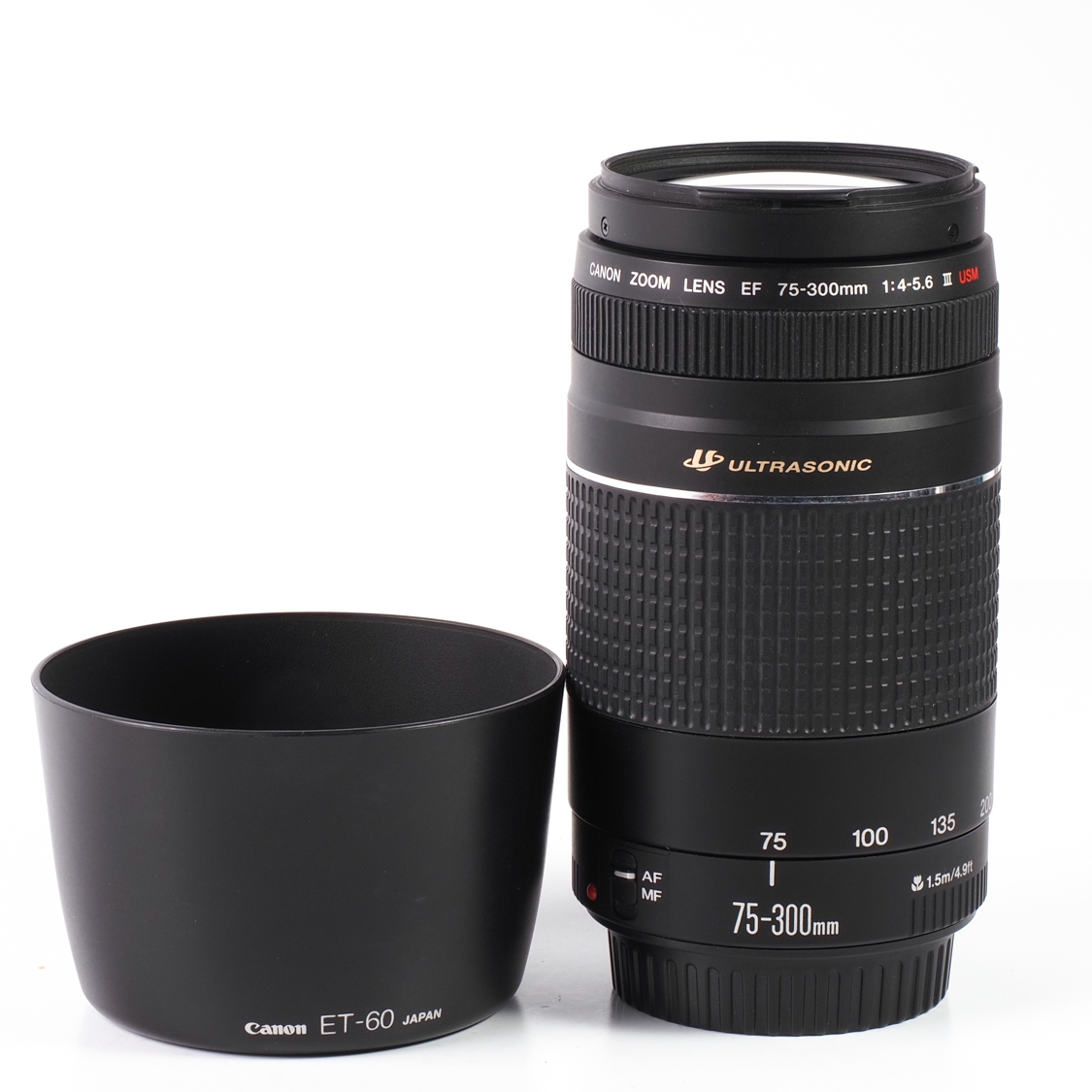 Canon 75-300mm f4-5.6 III USM (EX+) EF used