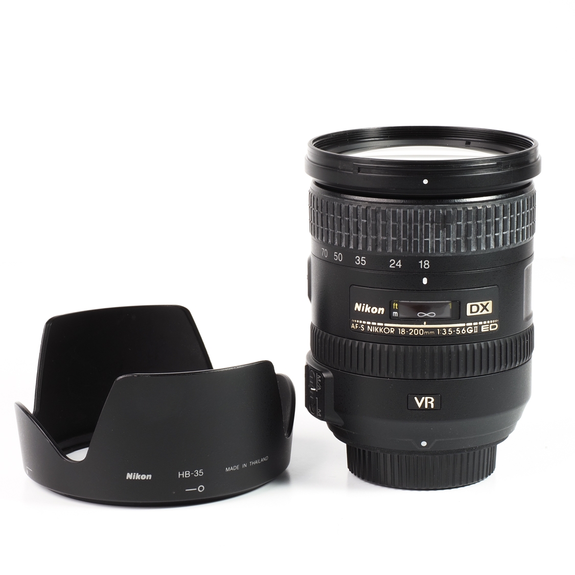 Nikon Nikkor 18-200mm f3.5-5.6 G II ED DX VR (EX) AFS used
