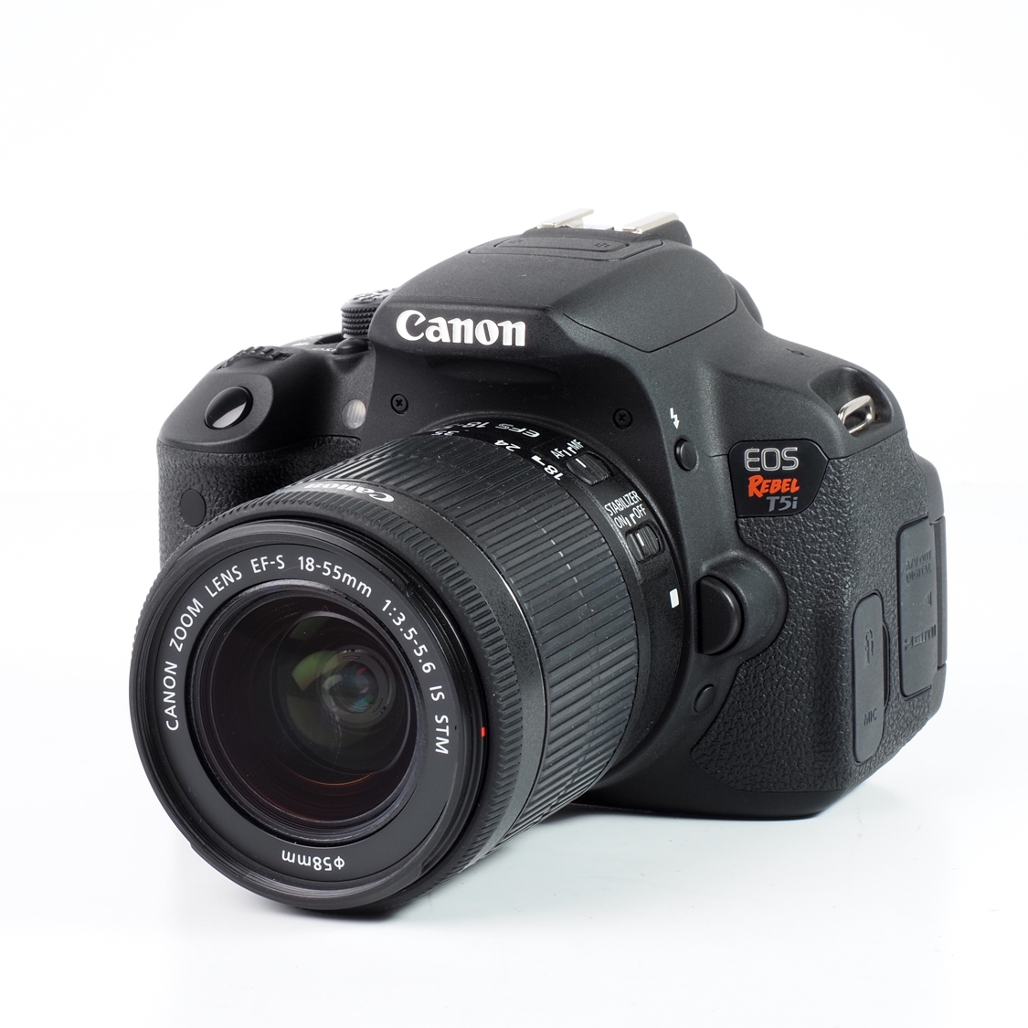 Canon T5i + Canon 18-55mm f3.5-5.6 IS STM (EX+) used