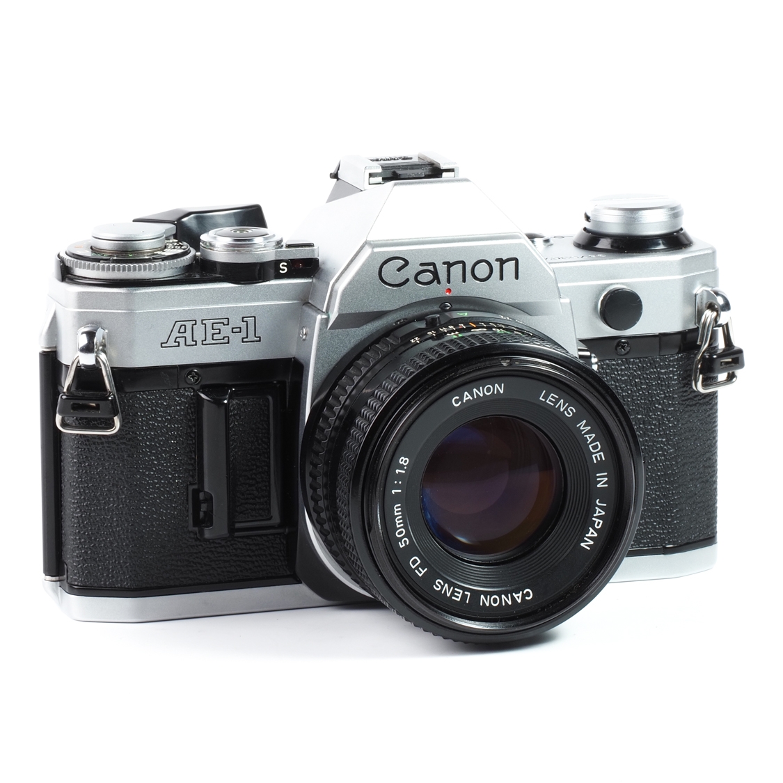 Canon AE-1 + 50mm f1.8 (EX+, CLA'd, New Seals)