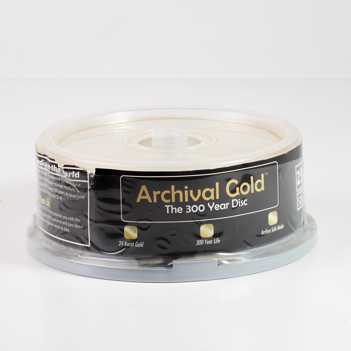 Delkin Archival Gold CD-R (Pack of 25)(LN)(NOS) used