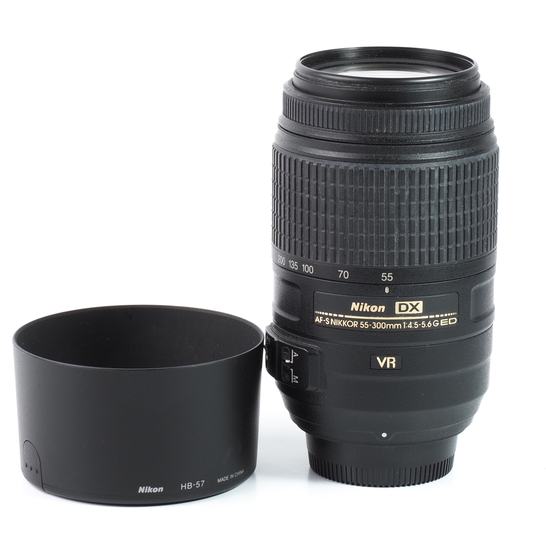 Nikon Nikkor 55-300mm f4.5-5.6 G ED VR (EX) N/AFS used