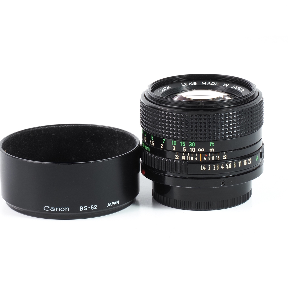 Canon FD 50mm f1.4 (BGN) nFD used