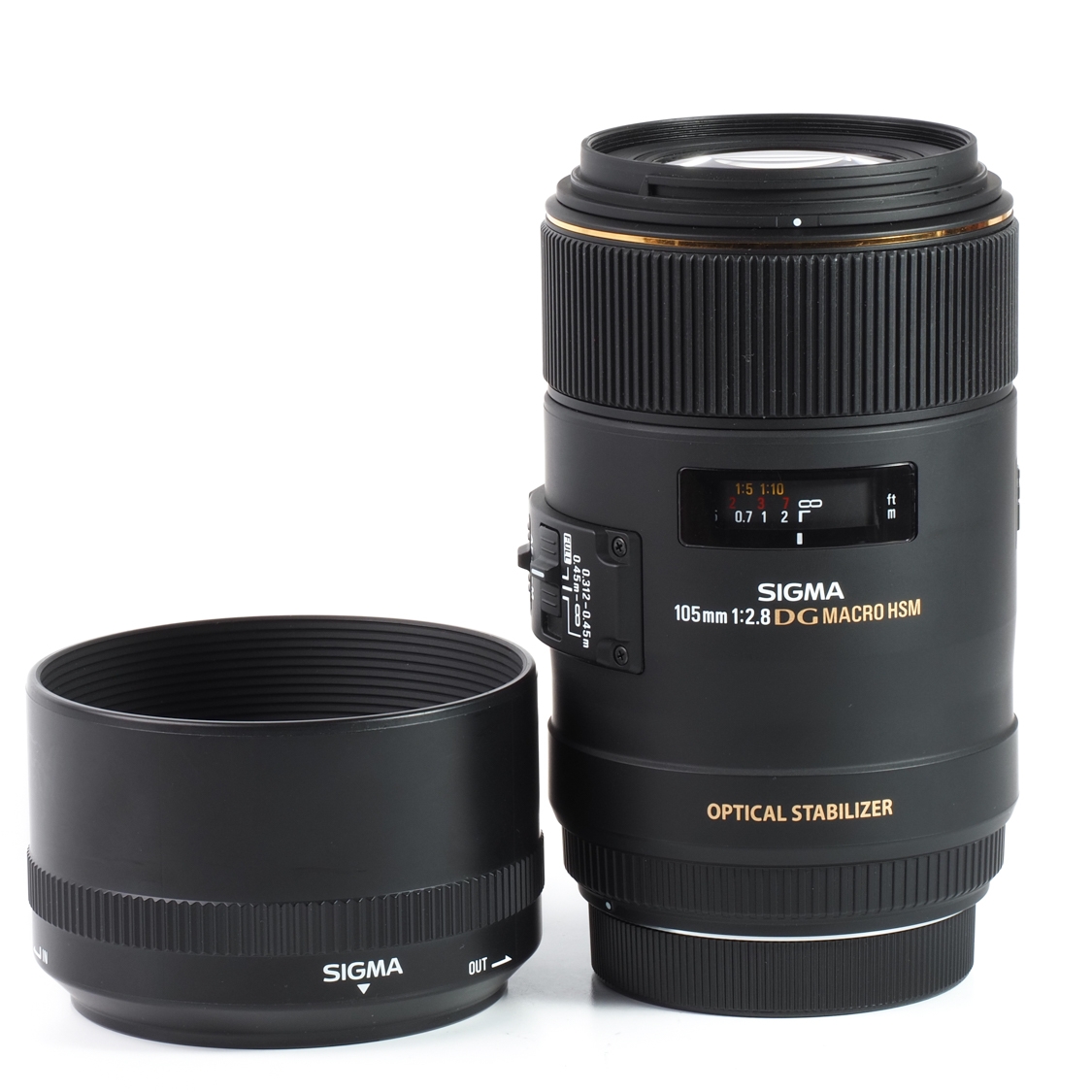 Sigma 105mm f2.8 DG Macro HSM OS (EX) EF used