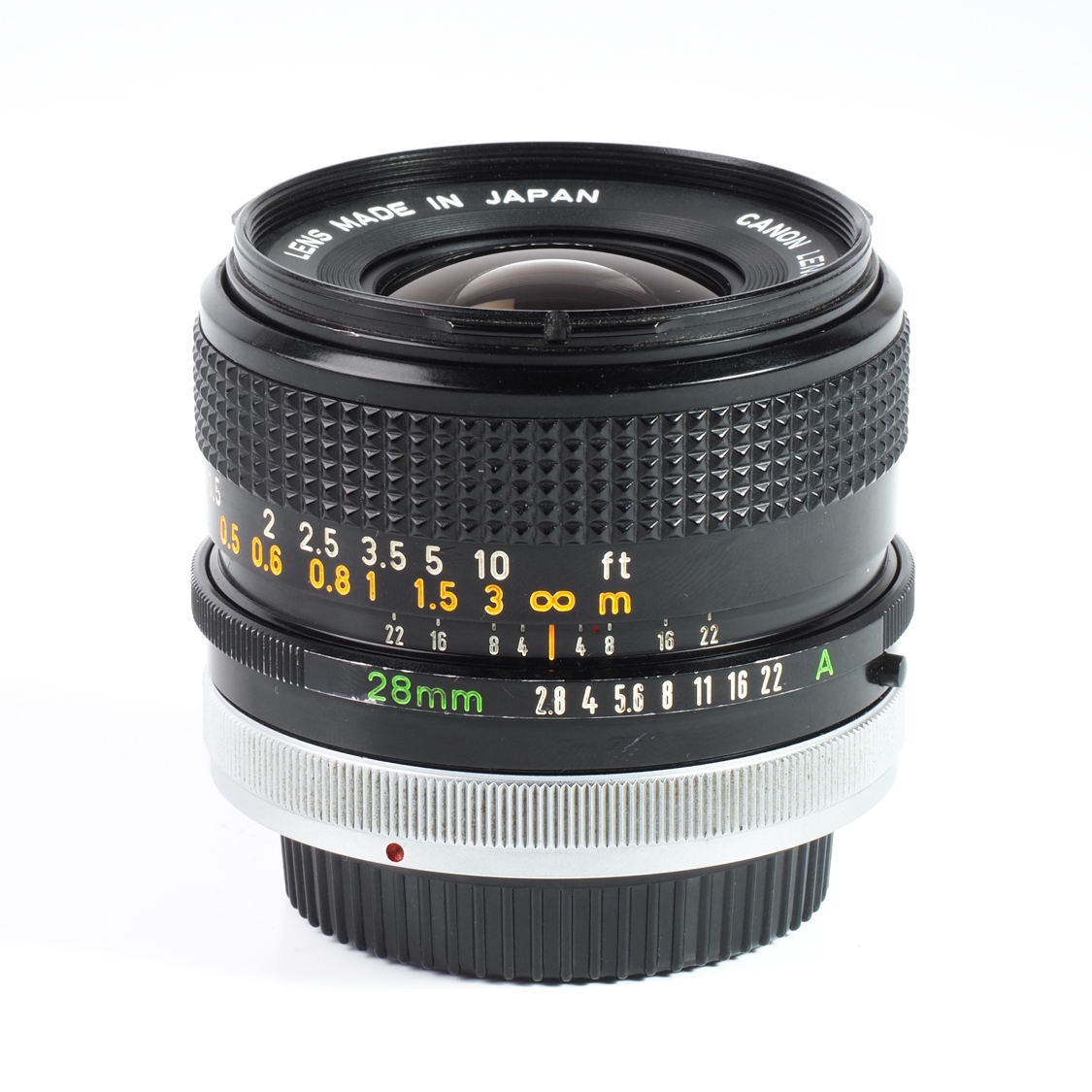 Canon 28mm f2.8 (BGN) FD used