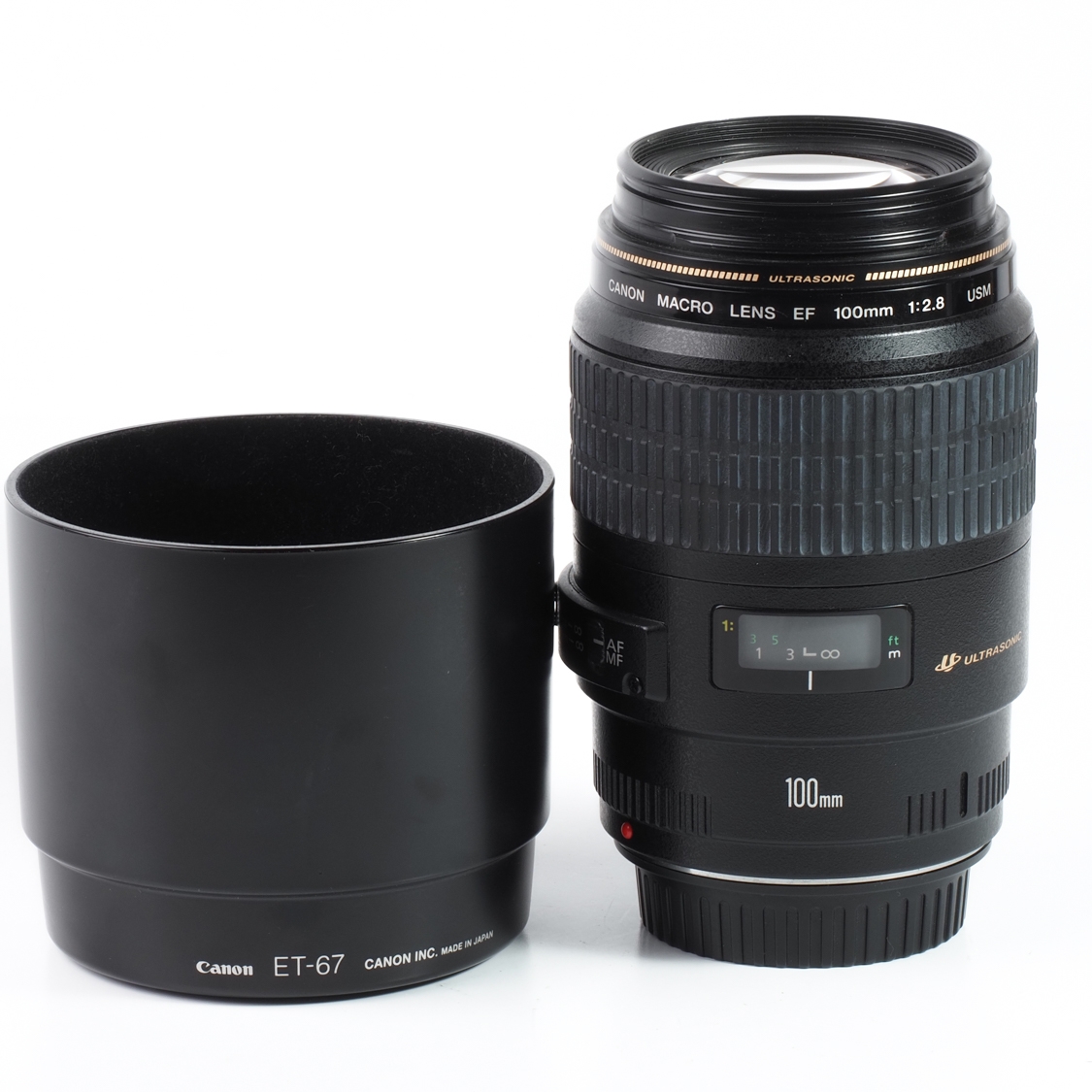 Canon 100mm f2.8 Macro USM (EX) EF used