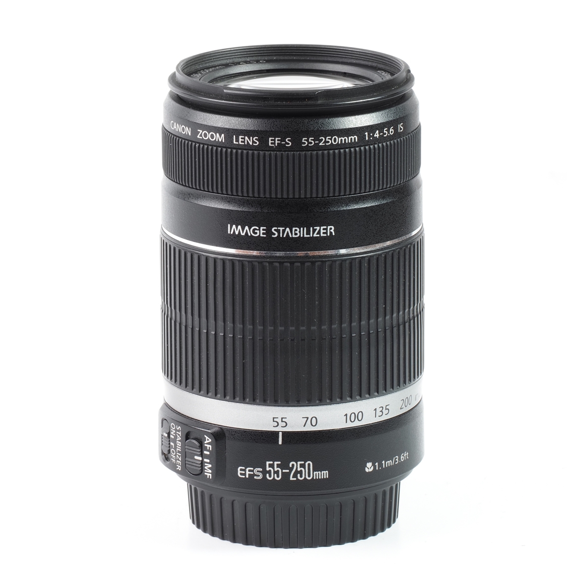 Canon 55-250mm f4-5.6 IS (EX) EF used