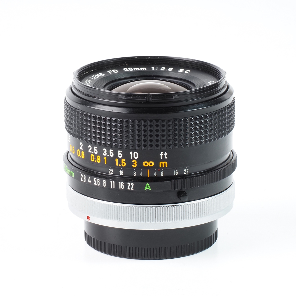 Canon 28mm f2.8 S.C.(BGN) FD used