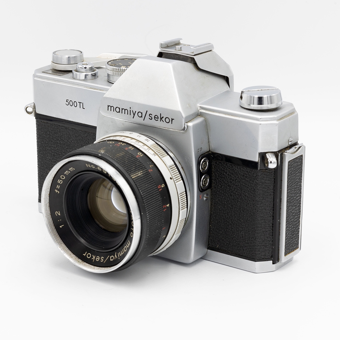 Yashica 500TL 35mm Film SLR Camera with 50mm F2 Lens (BGN) Used