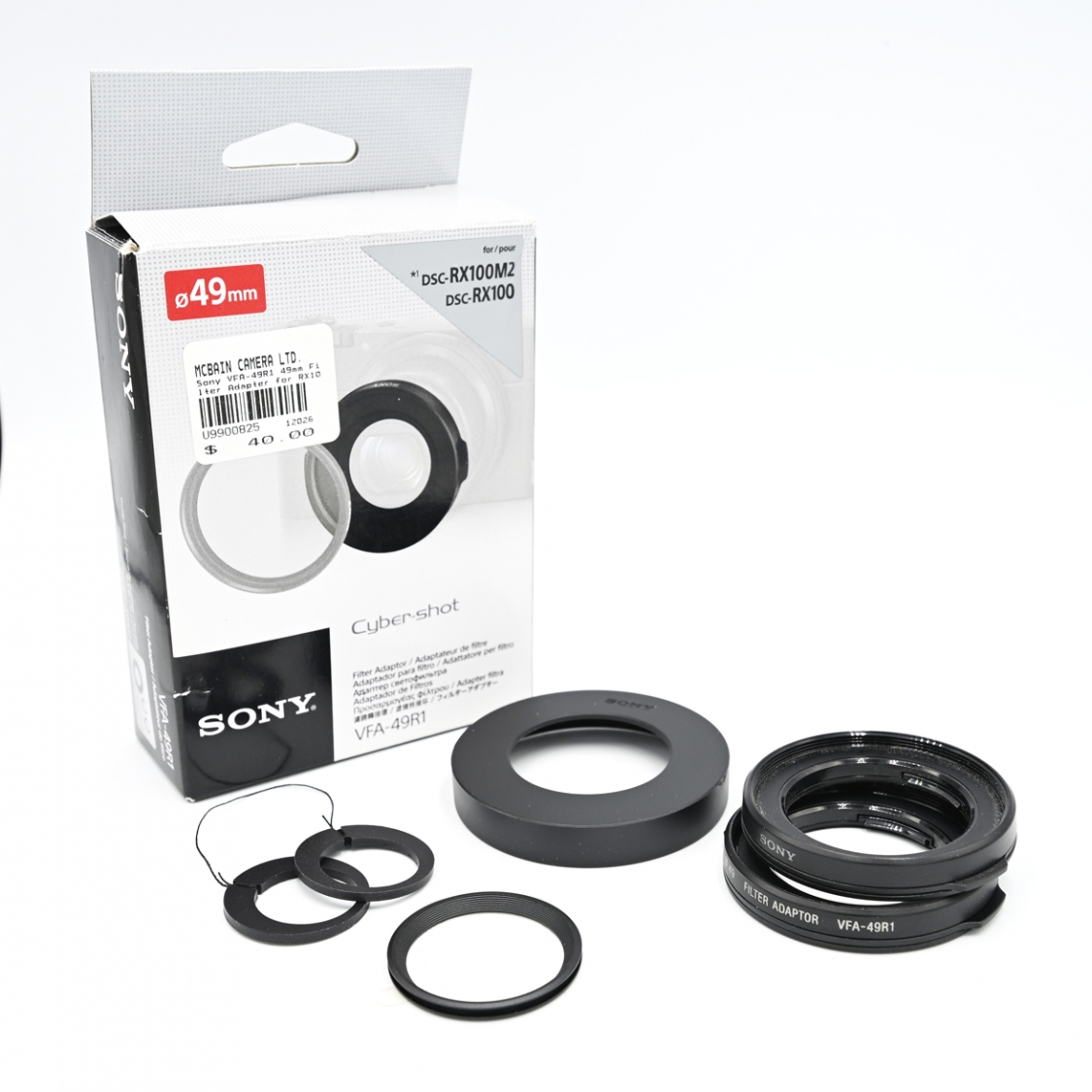 Sony VFA-49R1 49mm Filter Adapter for RX100 (BGN) Used