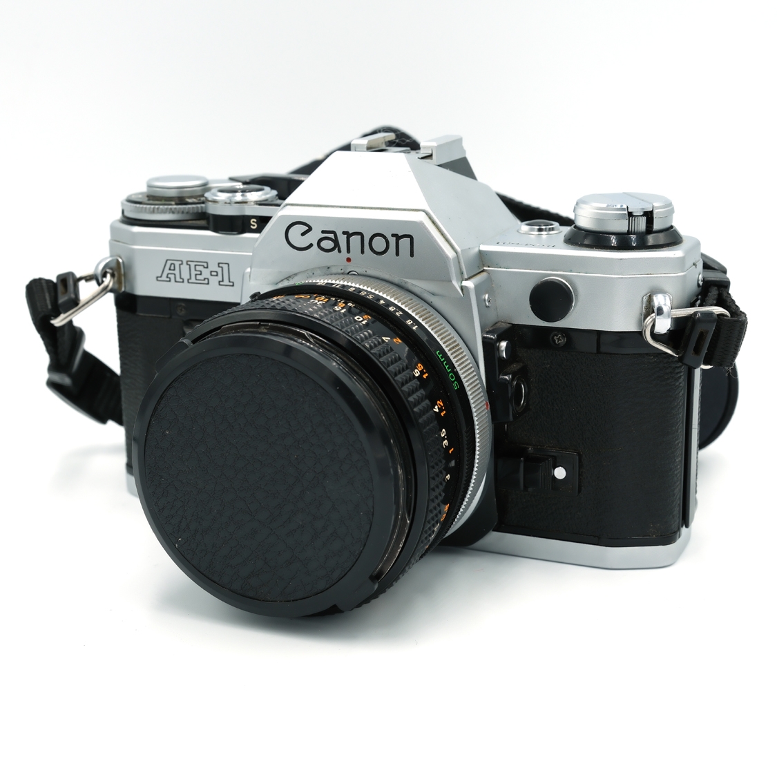 Canon AE-1 35mm Film SLR Camera with 50mm 1.8 Lens - Used
