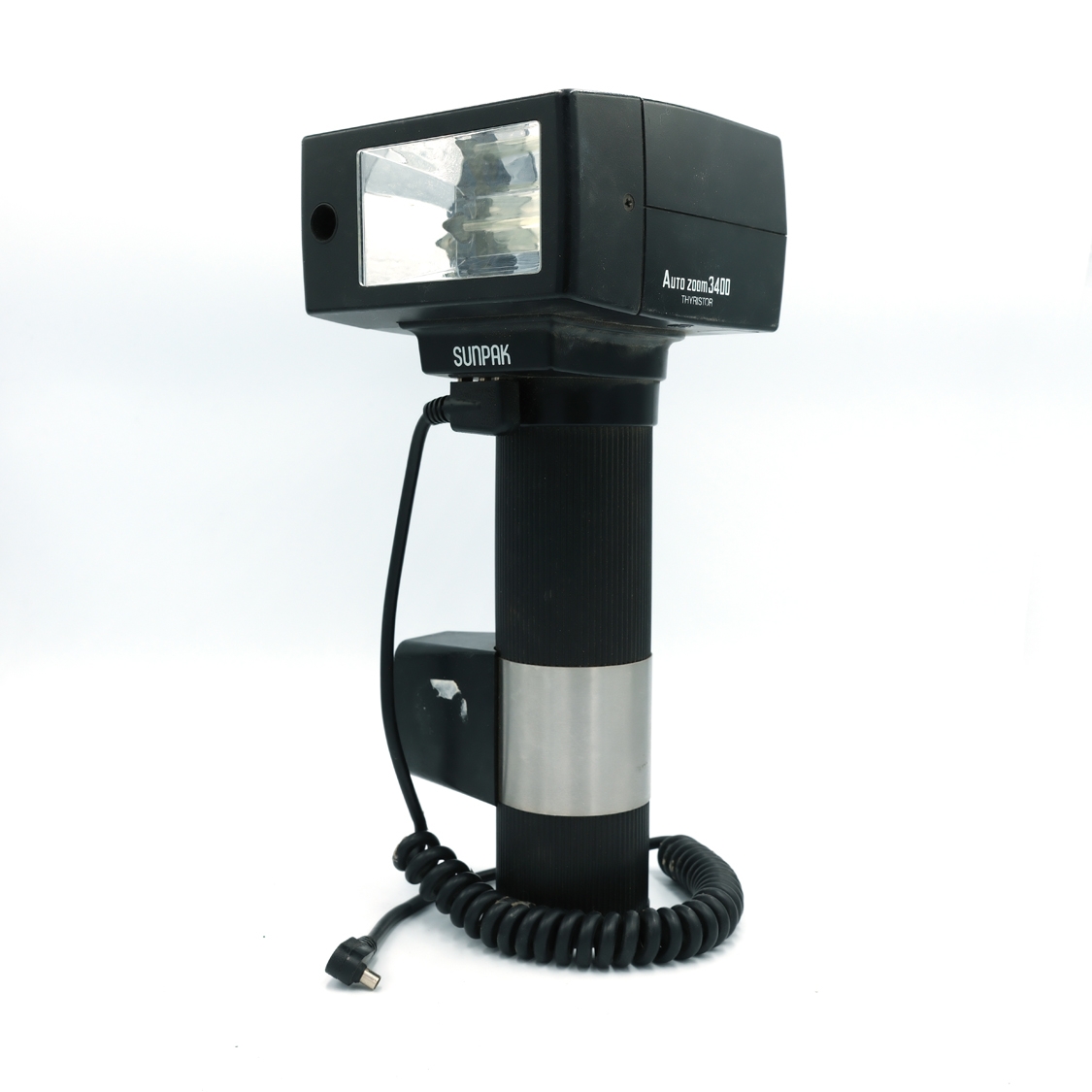 Sunpak Auto Zoom 3400 Thyristor (Missing Plate for Camera) Used Flash