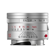 Leica Summarit-M 50mm F2.4 Lens (silver anodized)