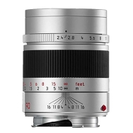 Leica Summarit-M 90mm F2.4 Lens (silver anodized)