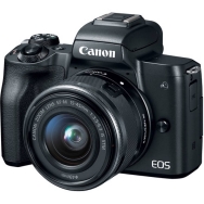 Canon EOS M50 (black) with 15-45mm IS STM Lens