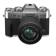 Fujifilm X-T30 II Camera with 15-45mm F3.5-5.6  Lens (Silver)