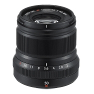 Fujifilm XF 50mm F2.0 R WR Lens (Black)