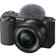 Open Box Sony ZV-E10 Mirrorless Camera with 16-50mm Lens (Black)