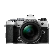 OM System OM-5 Camera with 12-45mm Lens (Silver)