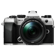 OM System OM-5 Mark II Camera with 14-150mm f4-5.6 II Lens (Silver)