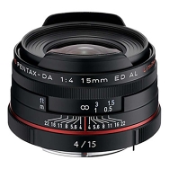 Pentax DA 15mm F4.0 HD Limited Lens (black)