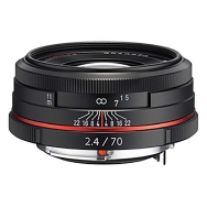 Pentax DA 70mm F2.4 HD Limited Lens (black)