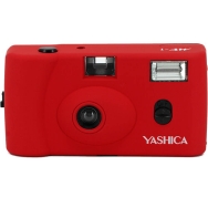 Yashica MF-1 35mm Film Camera (Red)