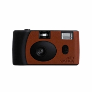 Yashica MF-1 Leather Art Camera (black/brown)