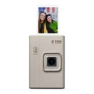 Fujifilm Instax Mini LiPlay+ Hybrid Instant Camera & Printer (Sand Beige)