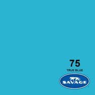 Savage 53inx 12yd  True Blue Seamless Paper