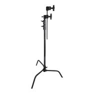Kupo CS-20MKB 20 Inch Black C-stand with Sliding Leg and Grip Arm