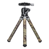 Leofoto MT-02C Mini Tabletop Travel Tripod with LH-22 Mini Ball Head (Camo)