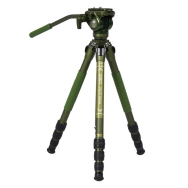 Sirui CT04 Pilot Series Tripod w/ CT5 Fluid Head - Dark Green