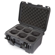 Nanuk 918 Hard Case with Foam Insert for Six Lenses (Graphite, 21L)