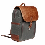 ONA Monterey Backpack (Smoke/Antique Cognac)