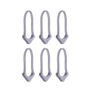 WANDRD WORRYLESS Locking Zipper Puller (Uyuni Purple, 6-Pack)