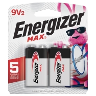 Energizer Max 9V Batteries - 2 pack