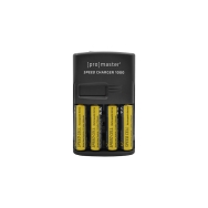 Promaster Speed Charger 1000 with 4x AA 2700mah Batteries