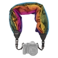 My Fave Scarf Camera Strap (Rainbow Fade)